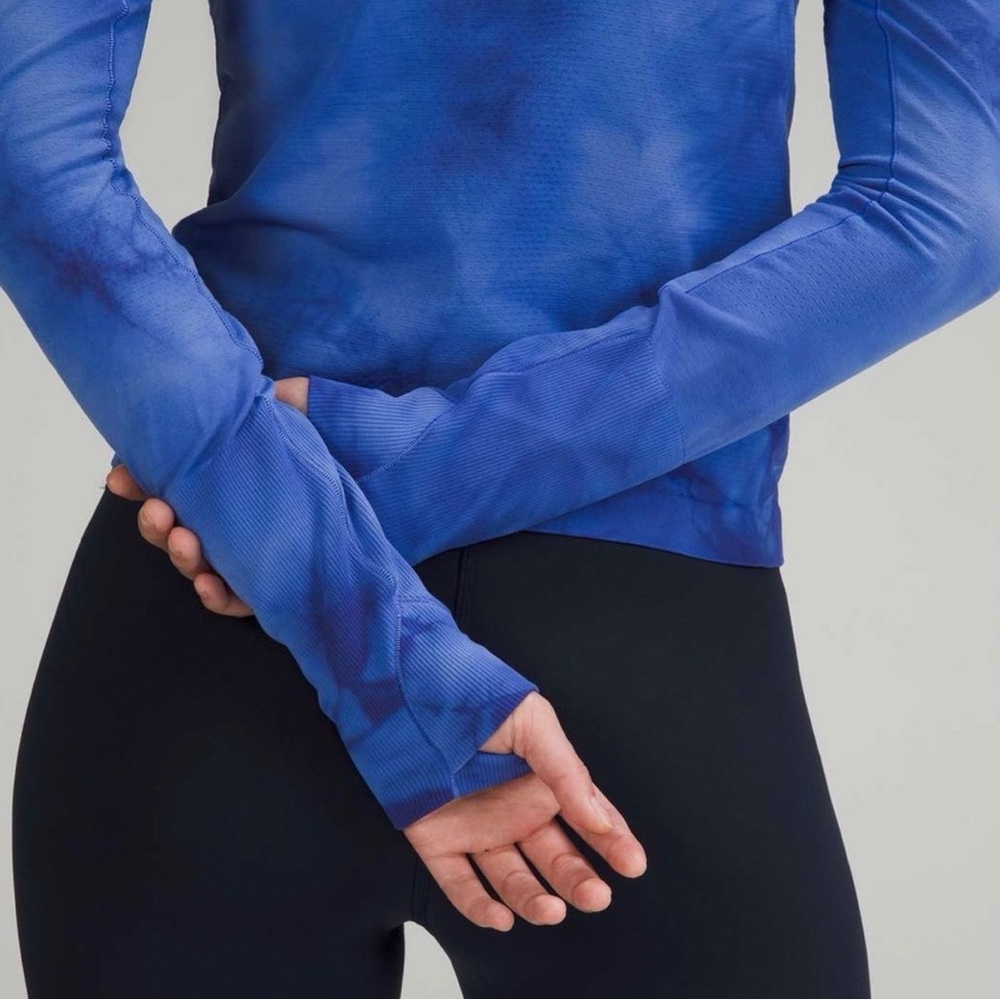 Lululemon Swiftly Tech 2.0 race length Long Sleeve Top marble dye psychic - Picture 5 of 6